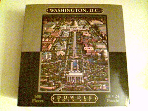 Dowdle Folk Art - Washington D.C. - 500 Piece Puzzle 18" X 24"