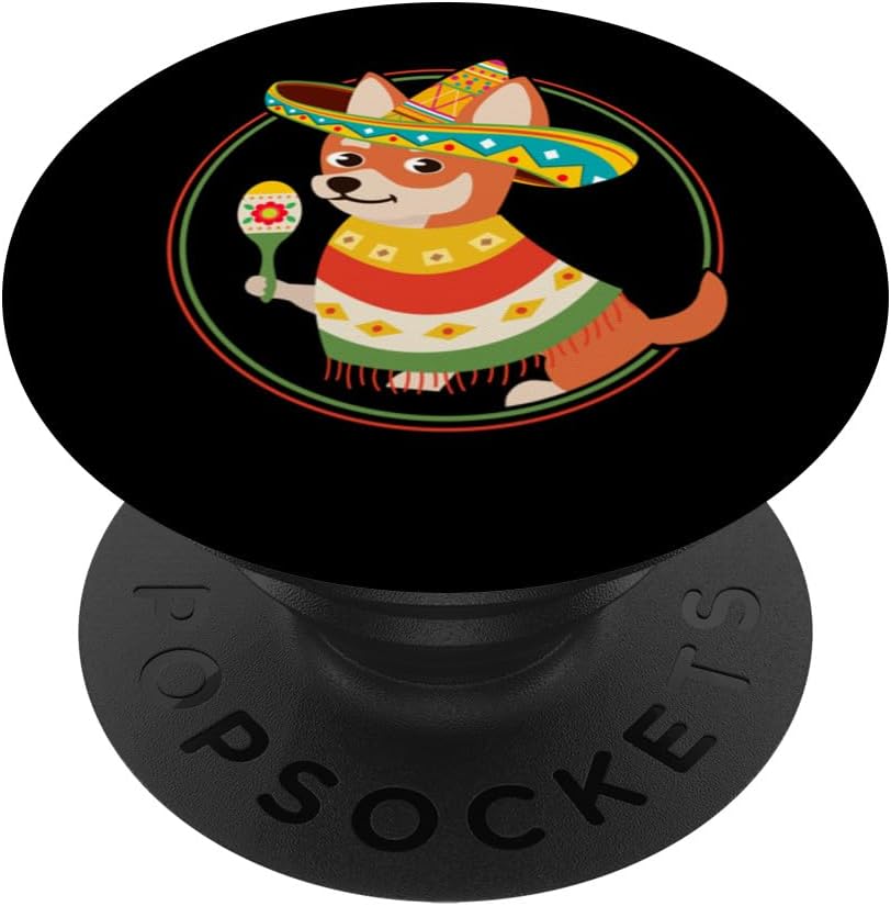 Mexican Chihuahua Cinco De Mayo PopSockets Adhesive PopGrip