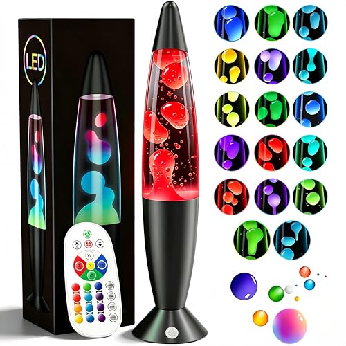 AONESY Liquid Motion Lamp with Timer, Night Light, Remote