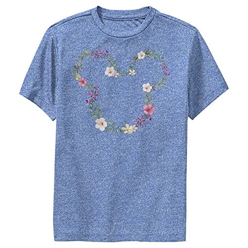 T-shirt Mickey Disney garçon bleu roi taille M performant et extensible pour le sport