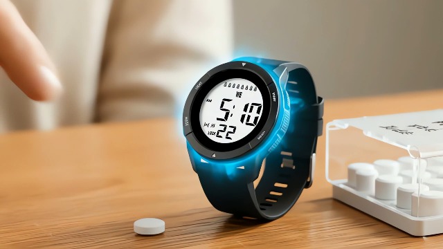 アラーム Amazon.com: TICCI Men Unisex 8 Vibrating Alarms Watch for Elderly