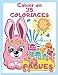 Cahier de 35 Coloriages de Pâques | +4 ans: Livre à Colorier pour Enfants et Tout-Petits Préscolaire et Maternelle | Motifs Oeuf et Lapin de Pâques ... Cadeau de Pâques à Offrir avec des Chocolats