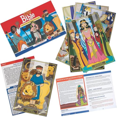 Heroes of The Bible Teacher Companion - 10 Pieces - Educational and Learning Activities for Kids