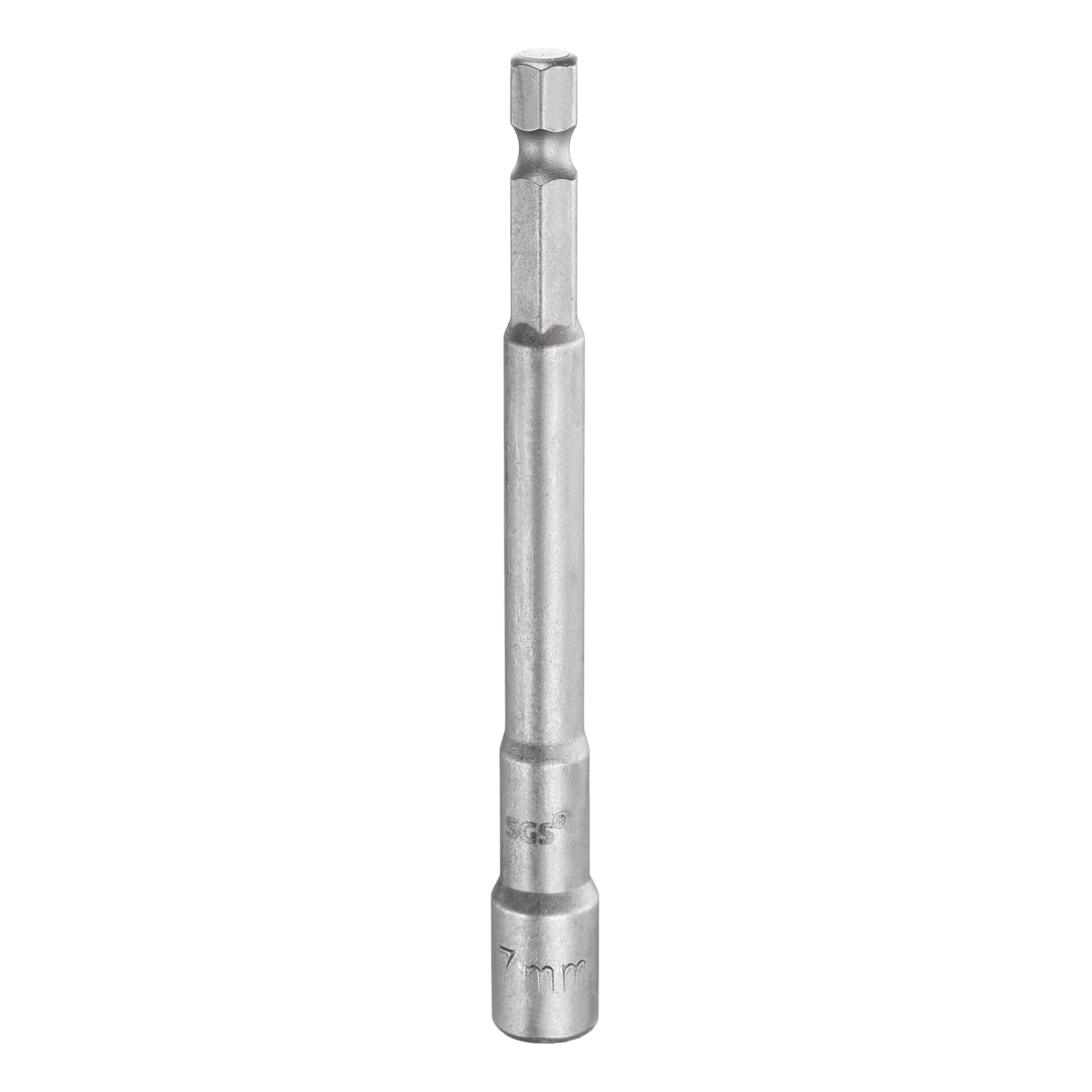sourcing map Nut Driver Drill Bit 7mm Metric Socket 100mm/3.94" L