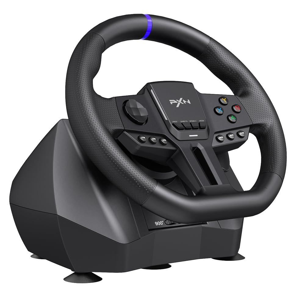 PXN V900 Gen2 Volante da Gioco da Corse con Pedali Hall