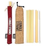🌿 BOLSA DE JUTE: Nuestras pajitas ecológicas vienen cuidadosamente empaquetadas con un cepillo de limpieza e incluyen un elegante soporte de paja que viene en una variedad de colores diferentes. Al ser una empresa con cero desperdicios, todos nuestros envases son libres de plástico y 100% reciclables.