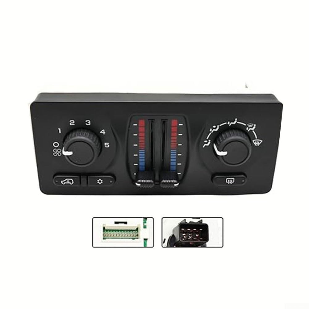 Módulo de control de calentador de aire acondicionado 599-210XD ABS negro reemplazo compatible con Escalade para Silverado para Tahoe para Suburban para Yukon para Sierra 2003-2006