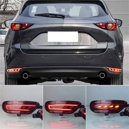 Reflector trasero LED antiniebla parachoques freno intermitente Mazda CX-5 2018 2019 2020 4