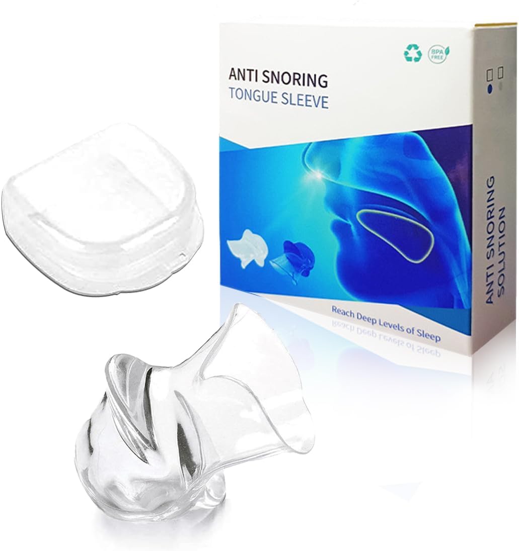 Kripara Sales Tongue Anti Snoring Device - Medical Silicone Sleep Aid for Snore Relief, Sleep Now Snore Solutions Device - Snore Stopper Relief Guard - Sleep Aid reduces Snoring-1PCS-image-1
