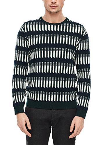 Pull blanc s.Oliver en maille fine premium à manches longues et coupe XL impeccable