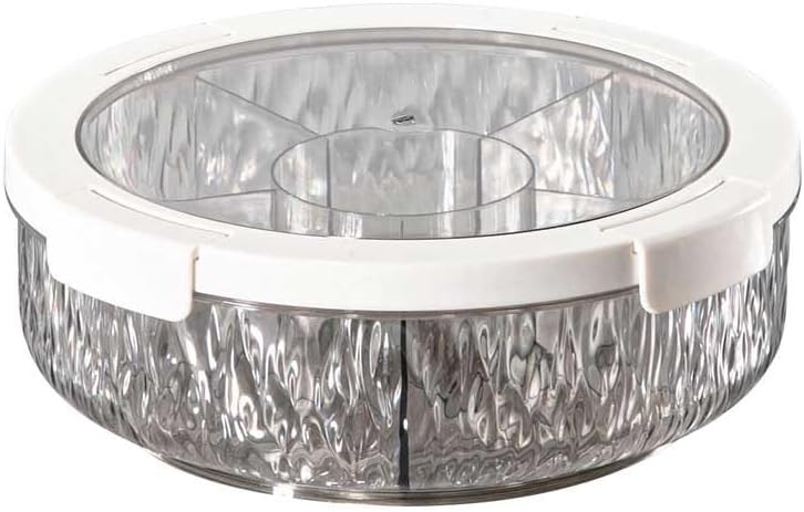 Covered Dried Fruit Platter Living Room Home Snack PET Transparent Candy Box