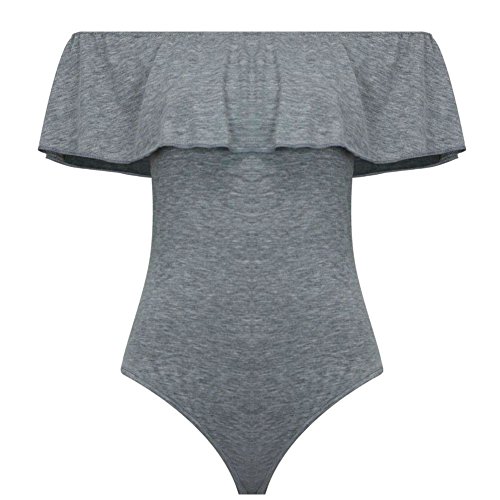 Bodysuit sans manches à épaules dénudées idéal pour vos soirées d'été