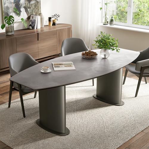 Image of Wakefit Crosne Dining Table - 6 Seater Finish Top