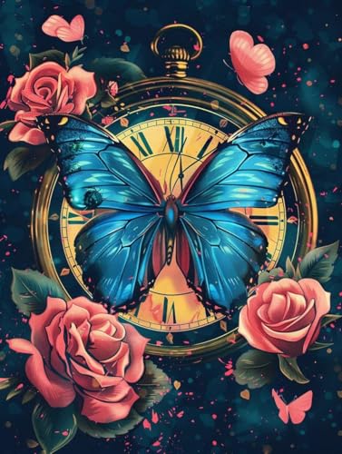 Pintar por números adultos mariposa pintura sin experiencia kit manualidades gigante