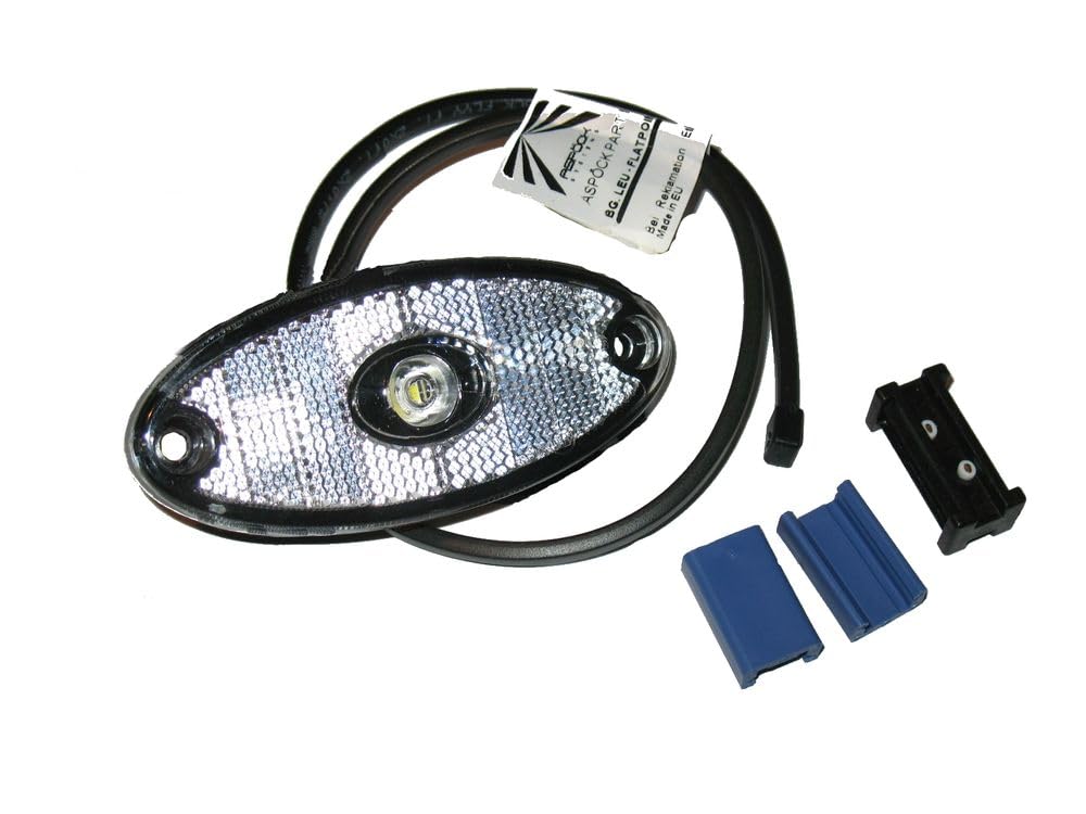 FKAnhängerteile Aspöck Begrenzungsleuchte Flatpoint 2 LED Weiss 0  