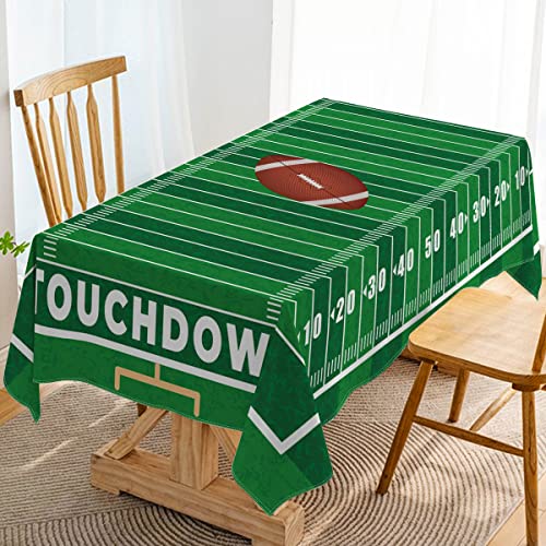 Hafangry American Football Field Tablecloth Game Time Touchdown Sport Themed Party Decoration Kitchen Dining Room Home Table Cover #TOP8