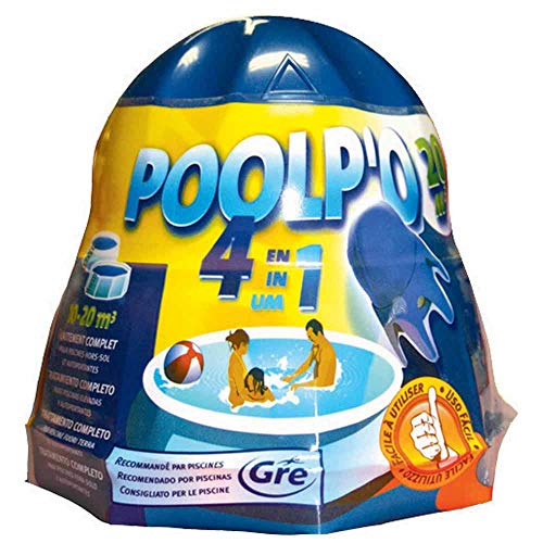 Gre 08013A Kit Poolp'o 500 grs - pour Piscine Entre 10 et 20m3, Bleu, 15 x 15 x 15 cm