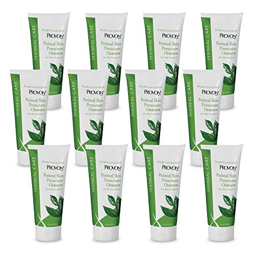 PROVON Perineal Skin Protectant Ointment with 99% Petrolatum, 5 fl oz Portable Squeeze Tube (Pack of 12) - 4529-12