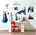 Produktbild Wandtattoo Wandaufkleber Wandsticker Elsa Eiskönigin Let it Go Anna Olaf Frozen Wohnzimmer Kinderzimmer 70 x 110 W005 Viwaro