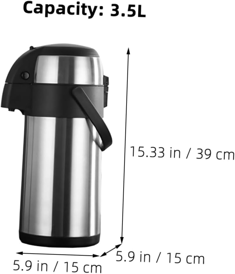 Stainless Steel Insulated Water Kettle Pressure Pot for Home Use for Tea Coffee and Hot Beverages Stylish Convenient and Heat Retention