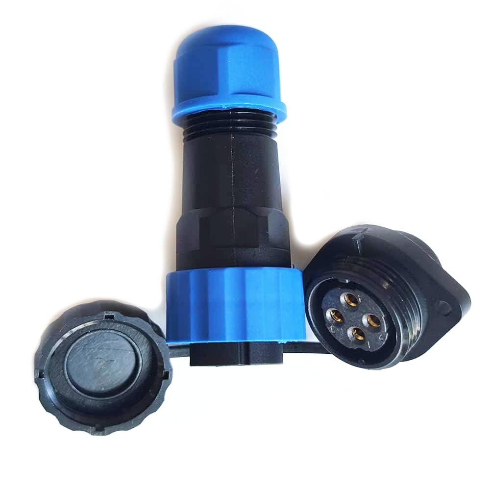 Connettore Aeronautico SP21 7 Pin | Impermeabile IP68 | Per Lampade Esterne | 500V 15A - Foto 2