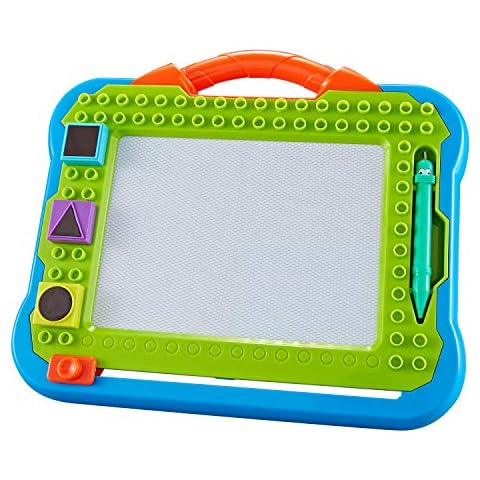 Think Gizmos Large Magnetic Drawing Board with Accessories. Erasable Magna Writing Doodle Board for Kids. Etch A Magnet Sketch Toddler Toys for 3 Year Old Girls Boy Gifts Cover