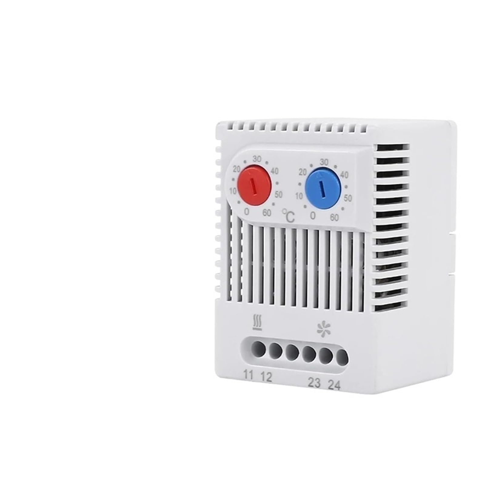 1Pcs 0-60'C KTO011 KTS011 DIN Rail Mini Compact Bimetallic Thermostat Mechanical Temperature Controller Normal Open Close ZRO011(ZRO011)
