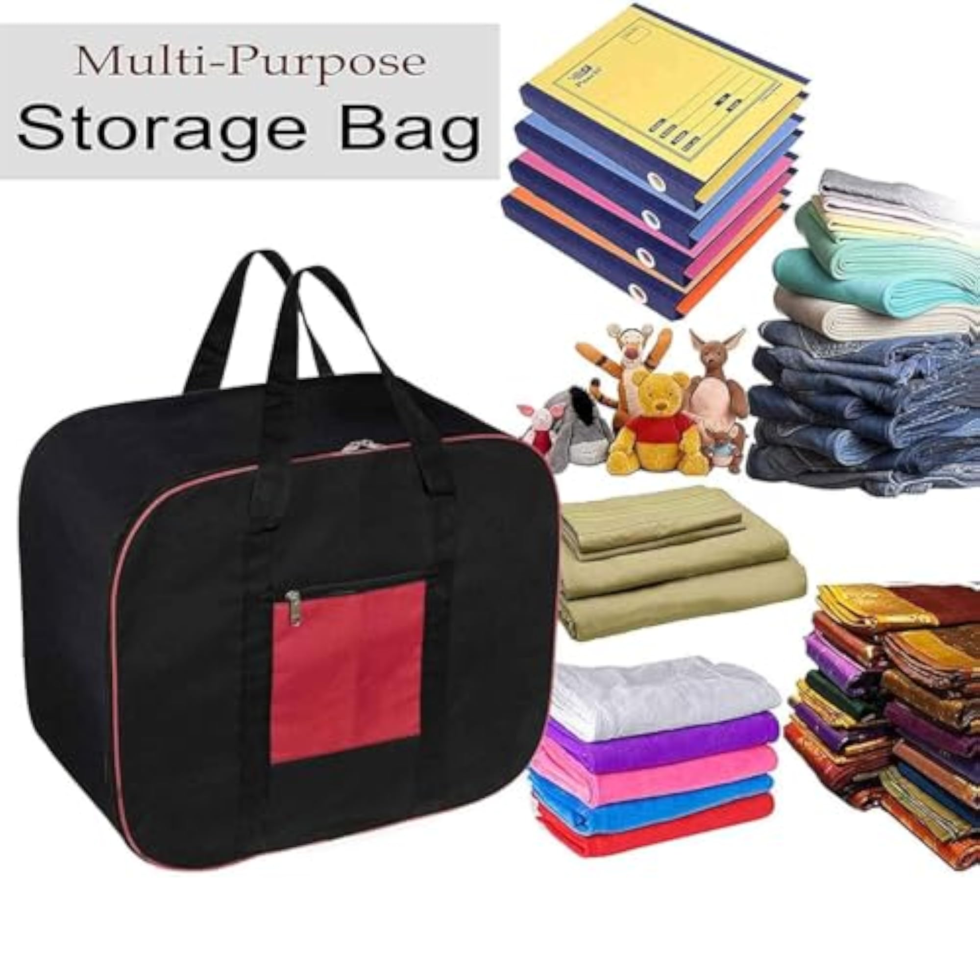 YRS Crafts Multi Purpose Foldable Nylon Big Underbed Storage Bag