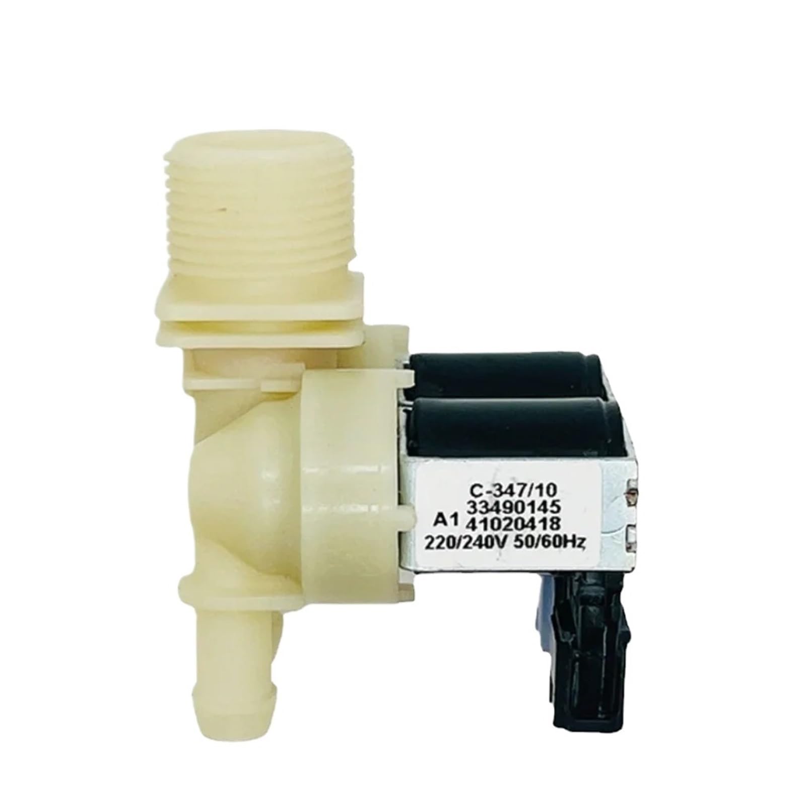 Udhbjebq One Color Electric Water Inlet Solenoid Valve For Washing Machine 41018989 41020418 220V Automatic Wave Washer Parts