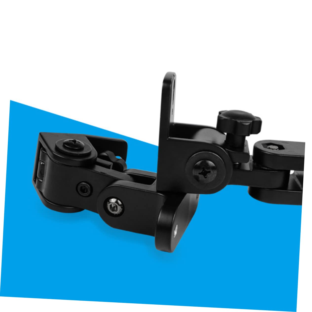Homoyoyo Support Mural pour Haut-Parleur Alliage de Zinc Rotatif 180° Support D'enceinte pour Système Audio Surround