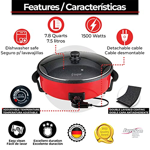 Ollas Y Sartenes Eléctricos, Kitchen sartenes electricos Marca Bogner (2)