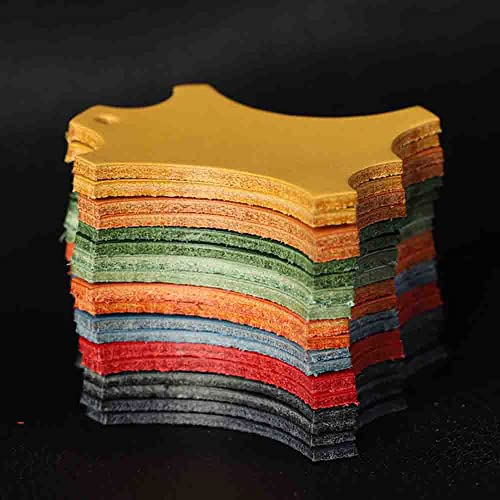 Tooling Leather Square Leather Crafts Tooling Sewing Hobby Workshop Crafting Leather Full Grain Tooling Leather Thick Handmade Stiff Leather Material For Craft/Tooling/Caving/Hobby Workshop (39X63 Inch,White) #TOP4