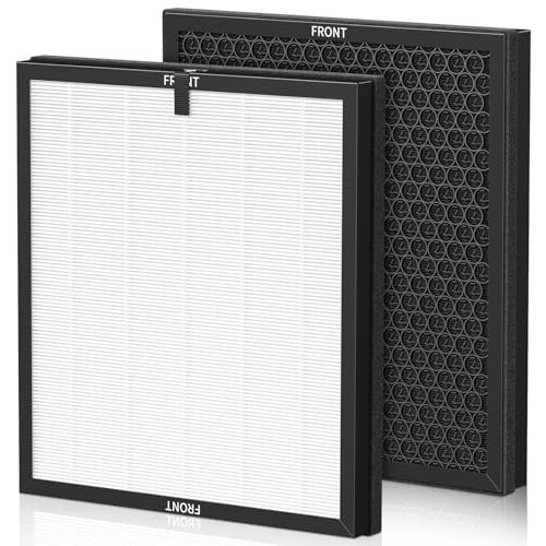 Image of AP303 /AP304 Replacement Filter Compatible with DAYETTE & FRESHDEW AP303 /AP304, 3-in-1 Filtration System Filters with Activated Carbon for Dust, Pet Dander 2 Pack (Original Filter)
