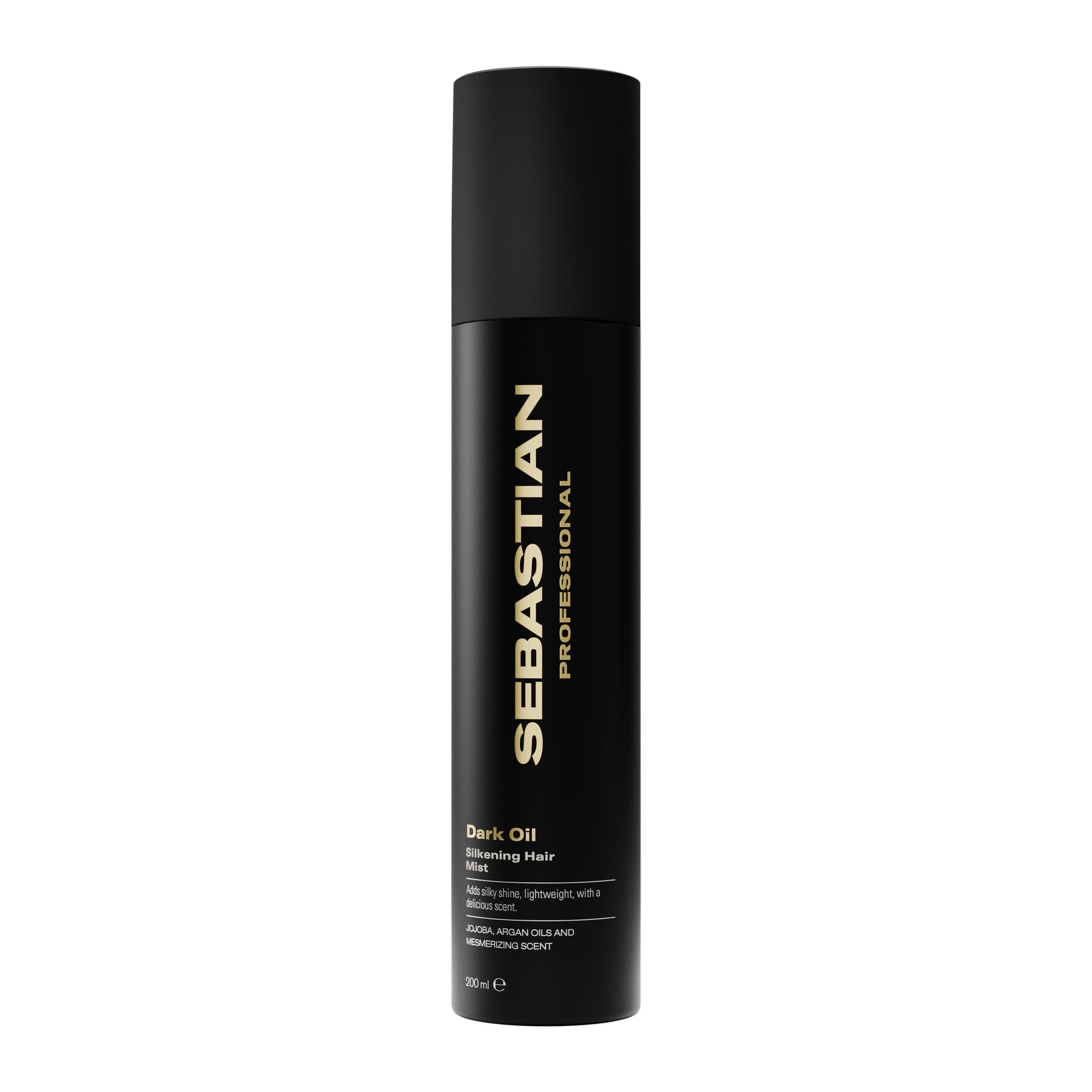 Sebastian Professional Dark Oil Silkening Hair Mist – Leichte Haarpflege & Haarfinish-Spray mit luxuriösem Duft – Bändigt Frizz, verleiht Glanz & Geschmeidigkeit – 200 ml