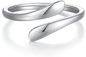 Exquisite Sterling Silver Wrap Ring: Effortless Elegance and Adjustable Style