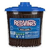 Red Vines Black Licorice Twists, 3.5LB Jar