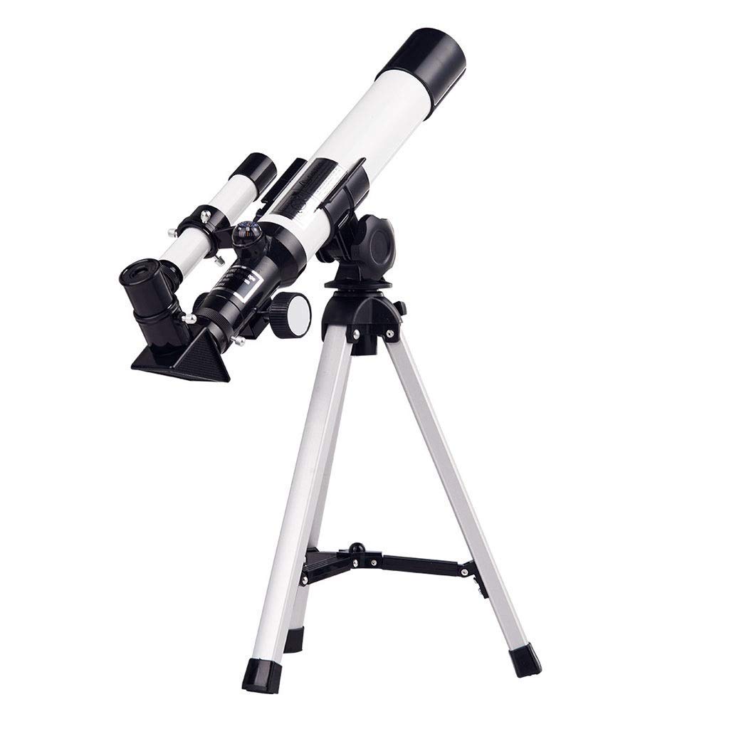 Telescopio para Principiantes para Adultos para niños, Elemento óptico con Revestimiento Multicapa Completo, telescopio Refractor astronómico portátil con trípode Ajustable