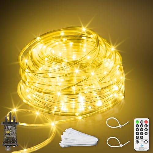 100 FT 300 LED Christmas Rope Lights Outdoor Waterproof Multicoloured