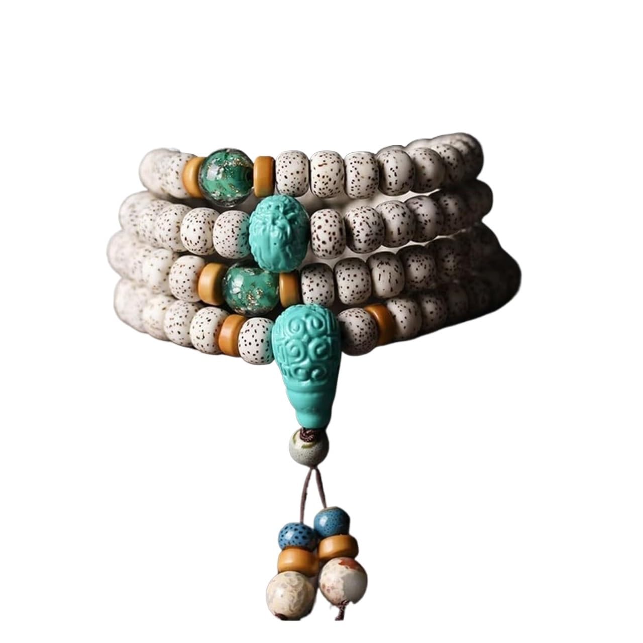 Hainan Star Moon Bodhi Beads 108 Buddha Rosario for la