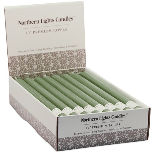 Buy Northern Lights Candles NLC Premium Tapers, 24Piece, 12Inch