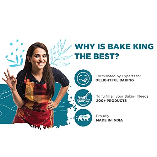 Image of BAKE KING Caster Sugar 1kg, Natural Sulphur less Pure White Sugar, Castor Sugar for Baking, Finely Granulated Free-Flowing Sweetener