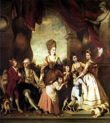 Posters impressions toile Joshua Reynolds image le quatrième de Marlborough salon