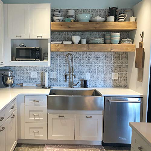 Modern 6X6 Square Grey White Matte Distressed Porcelain Mosaic Tile Kitchen Backsplash Bathroom Mto0343 #TOP1