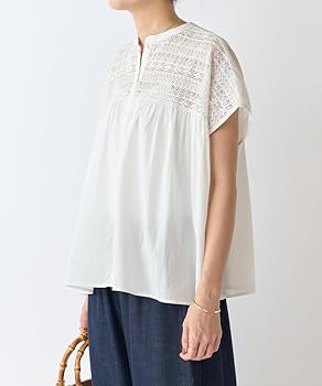新品未使用☆ビアズリー 半袖リバーレース2wayブラウス 中古・古着通販】BEARDSLEY (ビアズリー) リバーレース2WAY