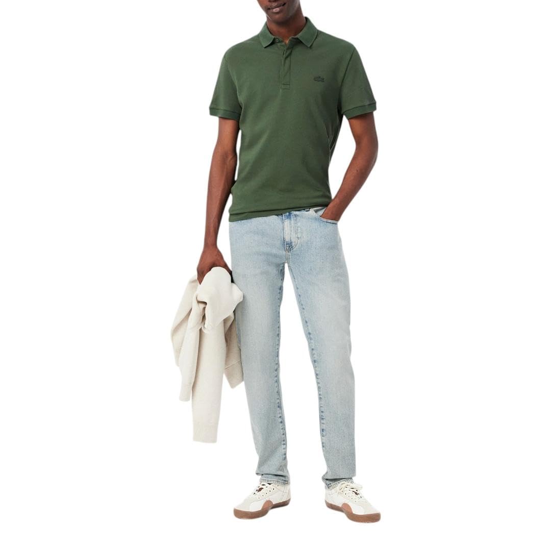 

                                                    Lacoste Men's Slim Fit Stretch Cotton Denim Jeans,