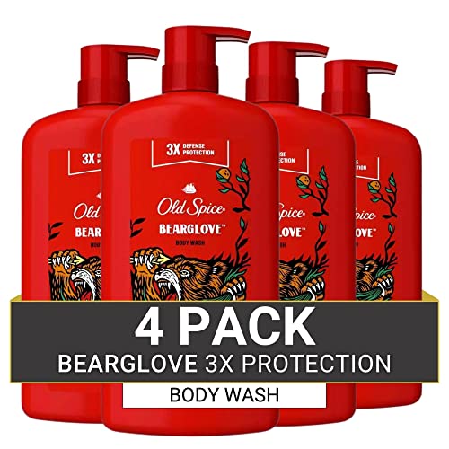 Old Spice Wild Bearglove Scent Body Wash For Men, 30 Fl Oz (Pack Of 4) #TOP2