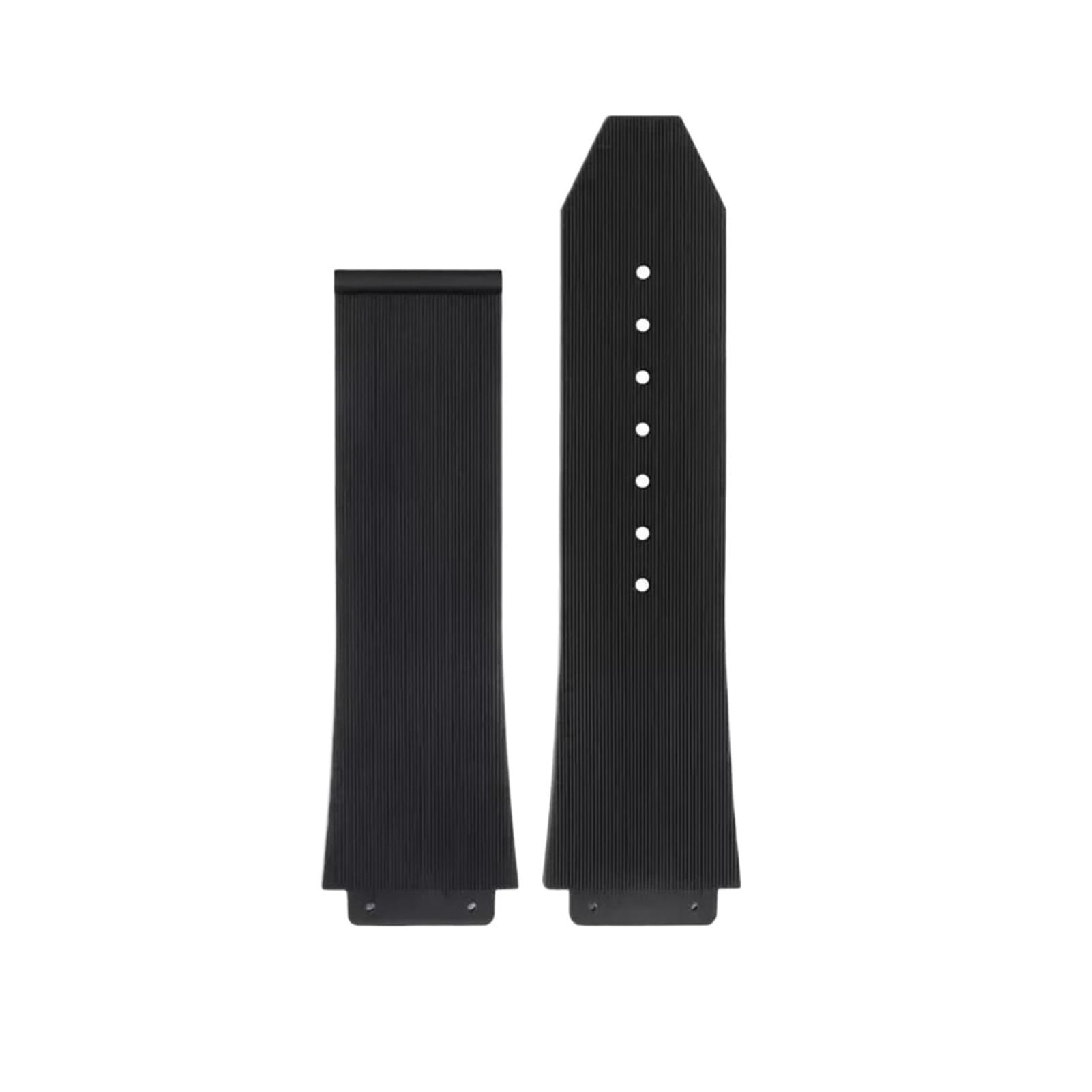 Correa de silicona de 26 x 19 mm con rayas verticales para reloj Universe de hombre y mujer 7