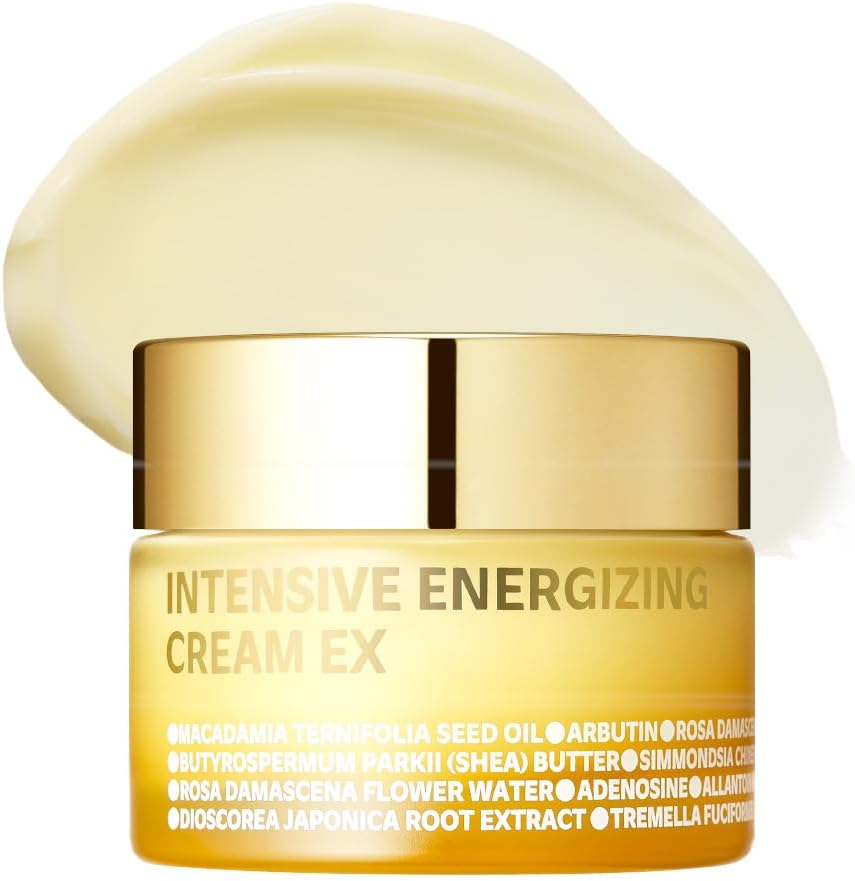 Intensive Energizing Cream EX, Deep Moisturizing Formula for Skin Elasticity & Firmness, Face & Neck Firming Cream, Korean Skin Care (0.68 fl. oz, 20ml)