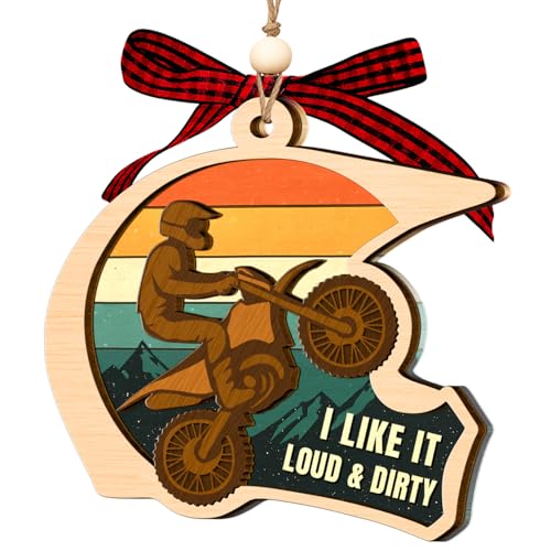 Dirt Bike Ornament, Motocross Ornaments for...