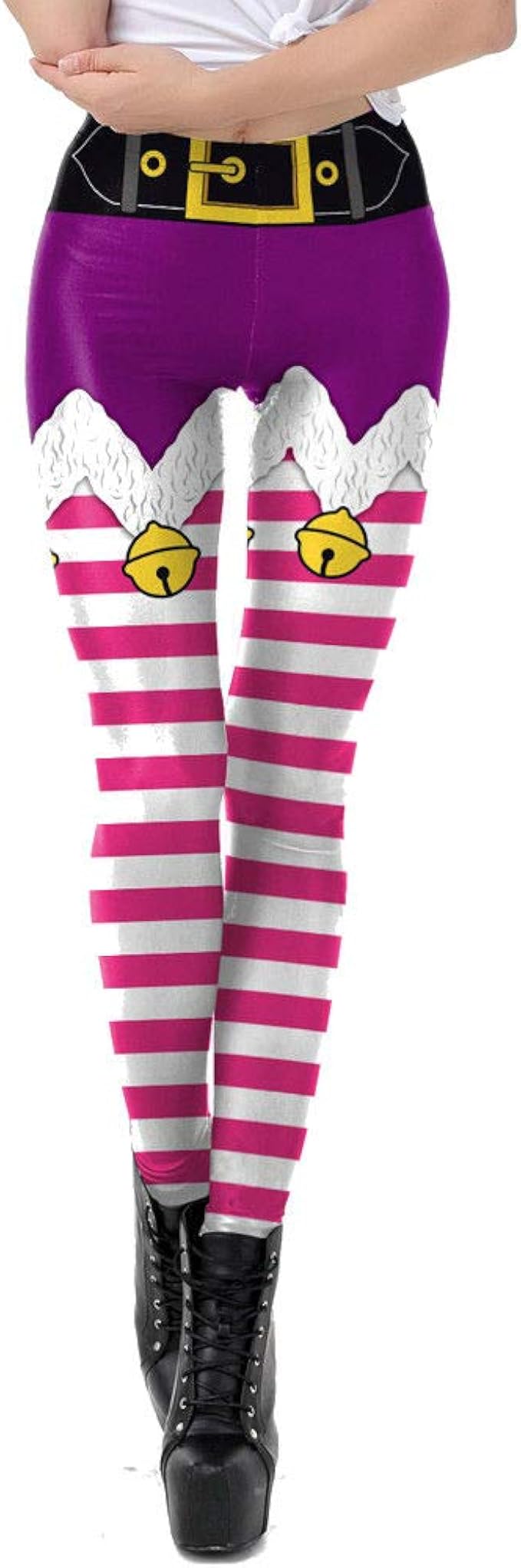 WOCACHI Christmas Womens Leggings Xmas 